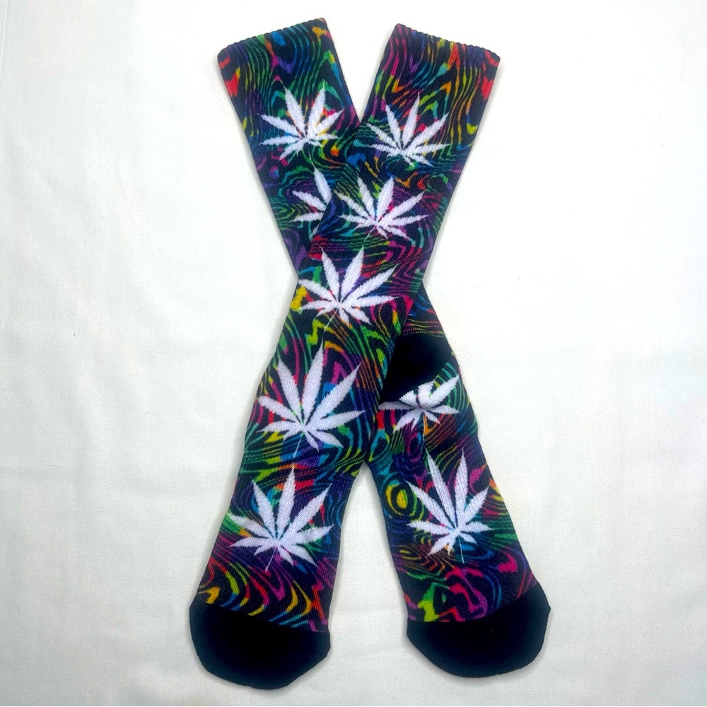 Colorful Huf Plantlife long socks - Picture 2 of 5